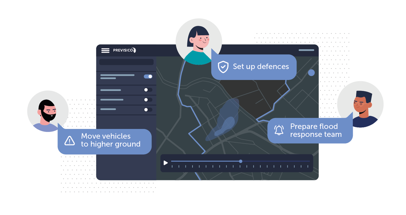 Flood Dashboard illustration